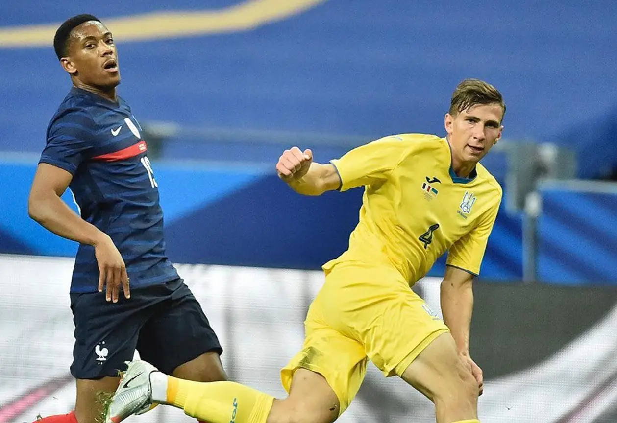 Украина сыграла вничью с Францией, Шапаренко забил блестящим ударом 😍