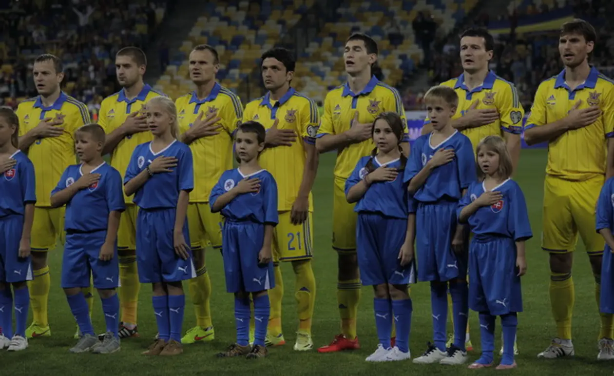 Лучшие кадры матча Украина – Словакия