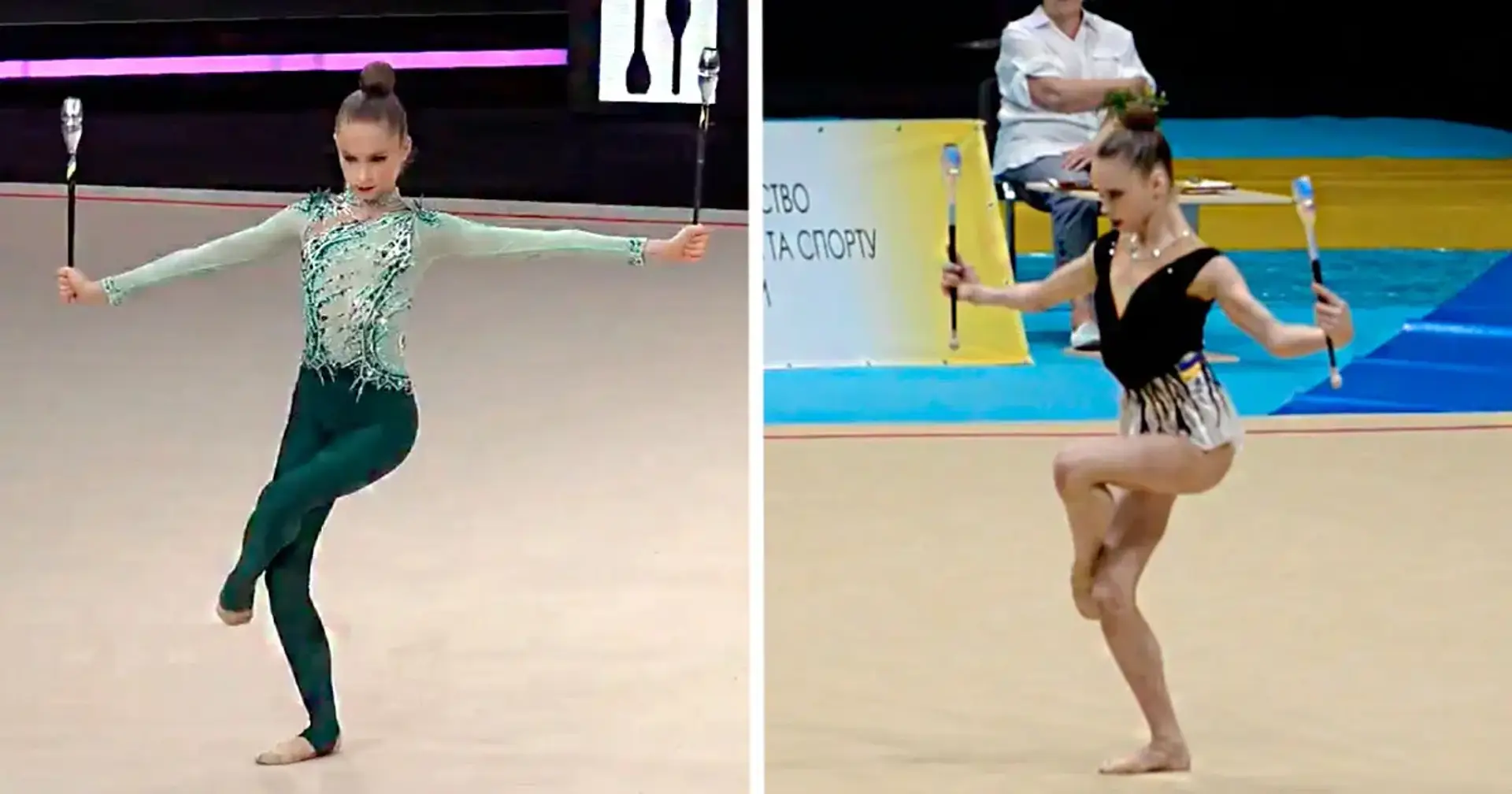 Відео: нова надія української гімнастики успадкувала олімпійські булави Онофрійчук 