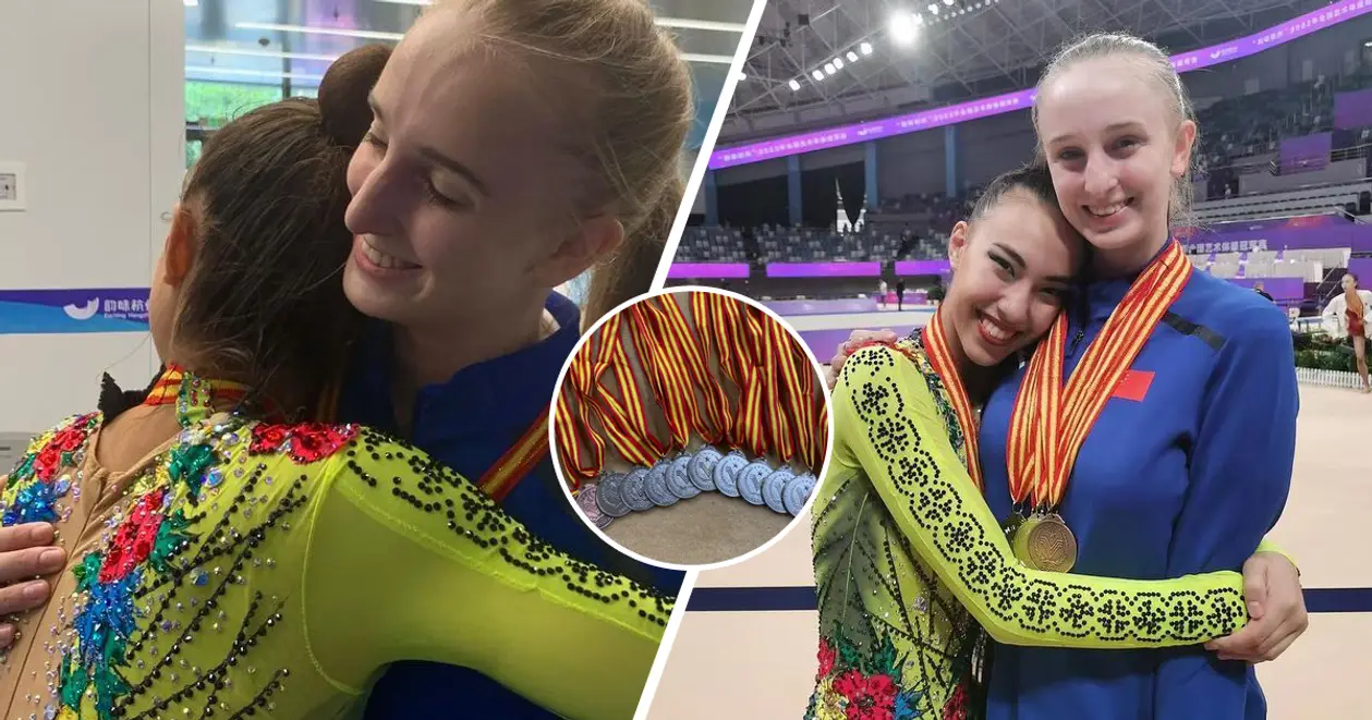Українка зібрала цілу купу нагород на чемпіонаті Китаю з художньої гімнастики. Вона тренується в Китаї з 2021 року