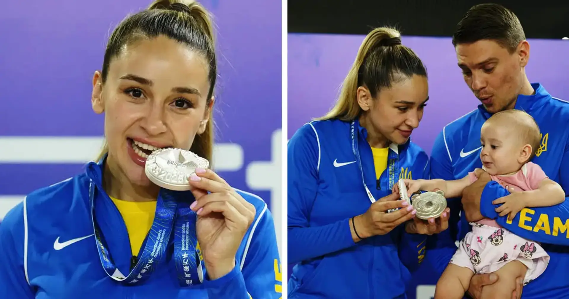 Як маленька донечка Терлюги раділа сріблу мами на Всесвітніх іграх: милота дня 