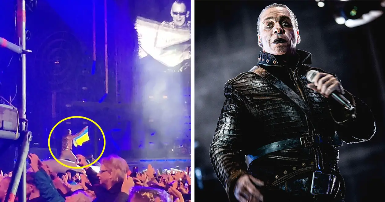 Группа Rammstein на концерте в Польше подняла флаг Украины (ВИДЕО)