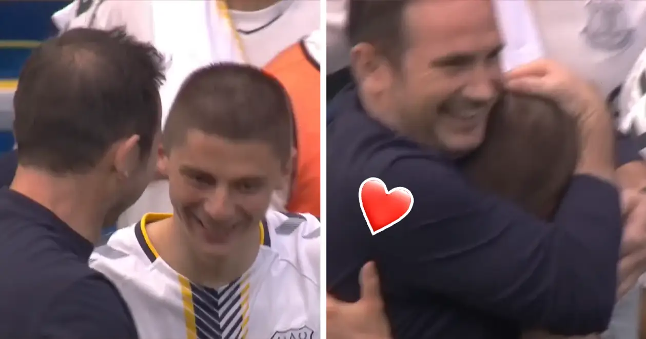 😍 Найкрутіша реакція на гол підопічного! Лемпард та Миколенко посміхаючись обійнялися після матчу