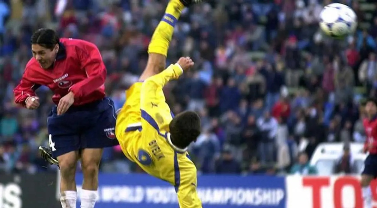 19 лет назад Белик забил шедевральный гол бисиклетой чилийцам
