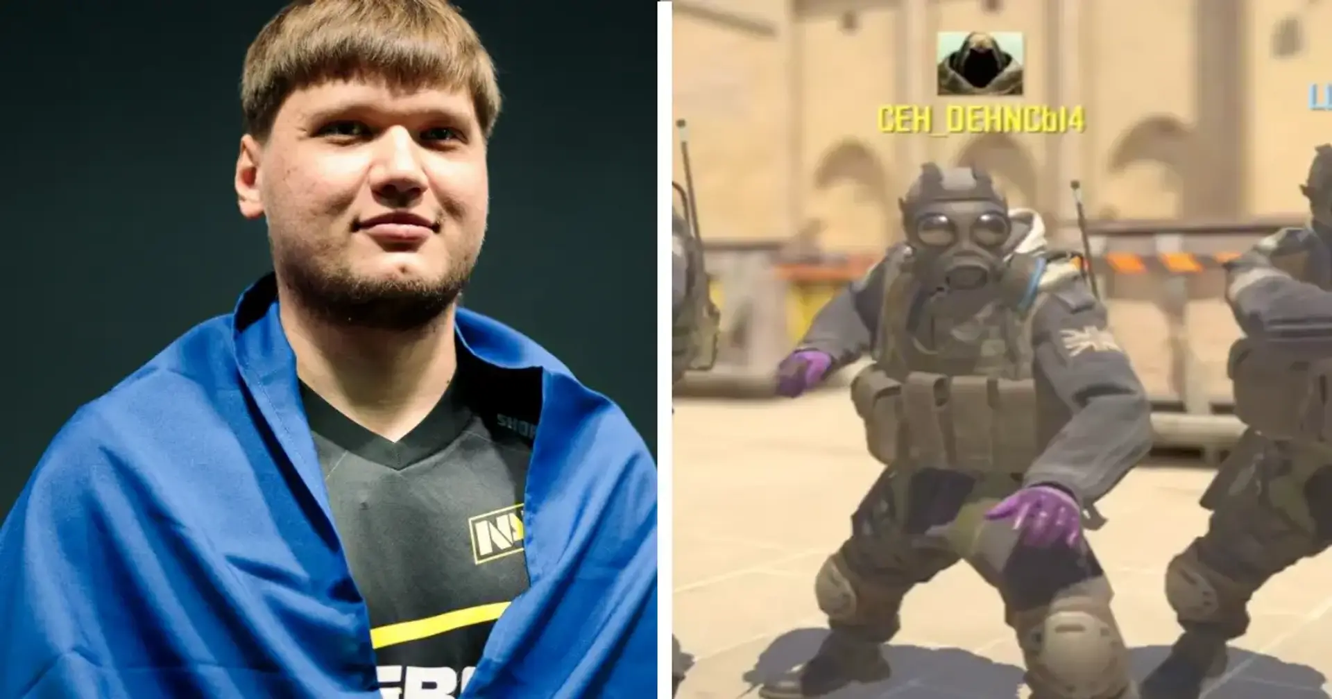 🥰 s1mple зустрівся з українцем у CS під час стрима. Заговорив із ним державною