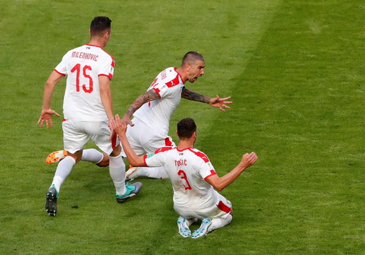 Чудо-удар Коларова со штрафного принес победу Сербии над Коста-Рикой