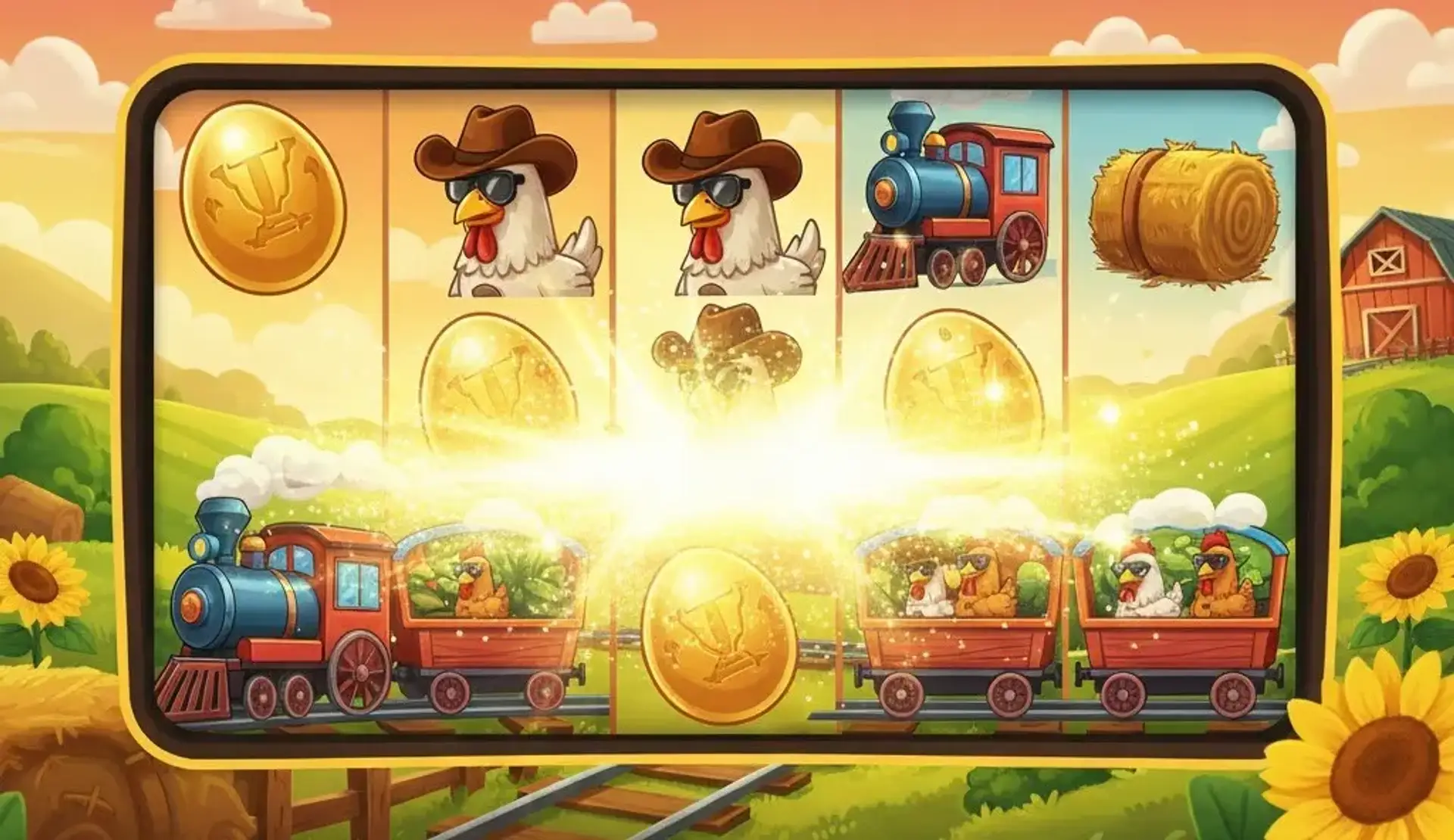 Огляд нового слоту Chicken Train від 100HP Gaming: як грати, де знайти гру Chicken Train