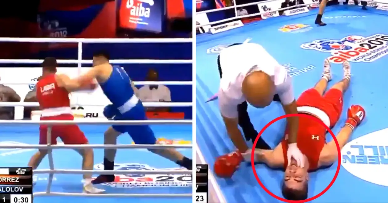 Профессиональный боксер жестоко вырубает любителя. Видео, на которое отреагировал даже президент WBC