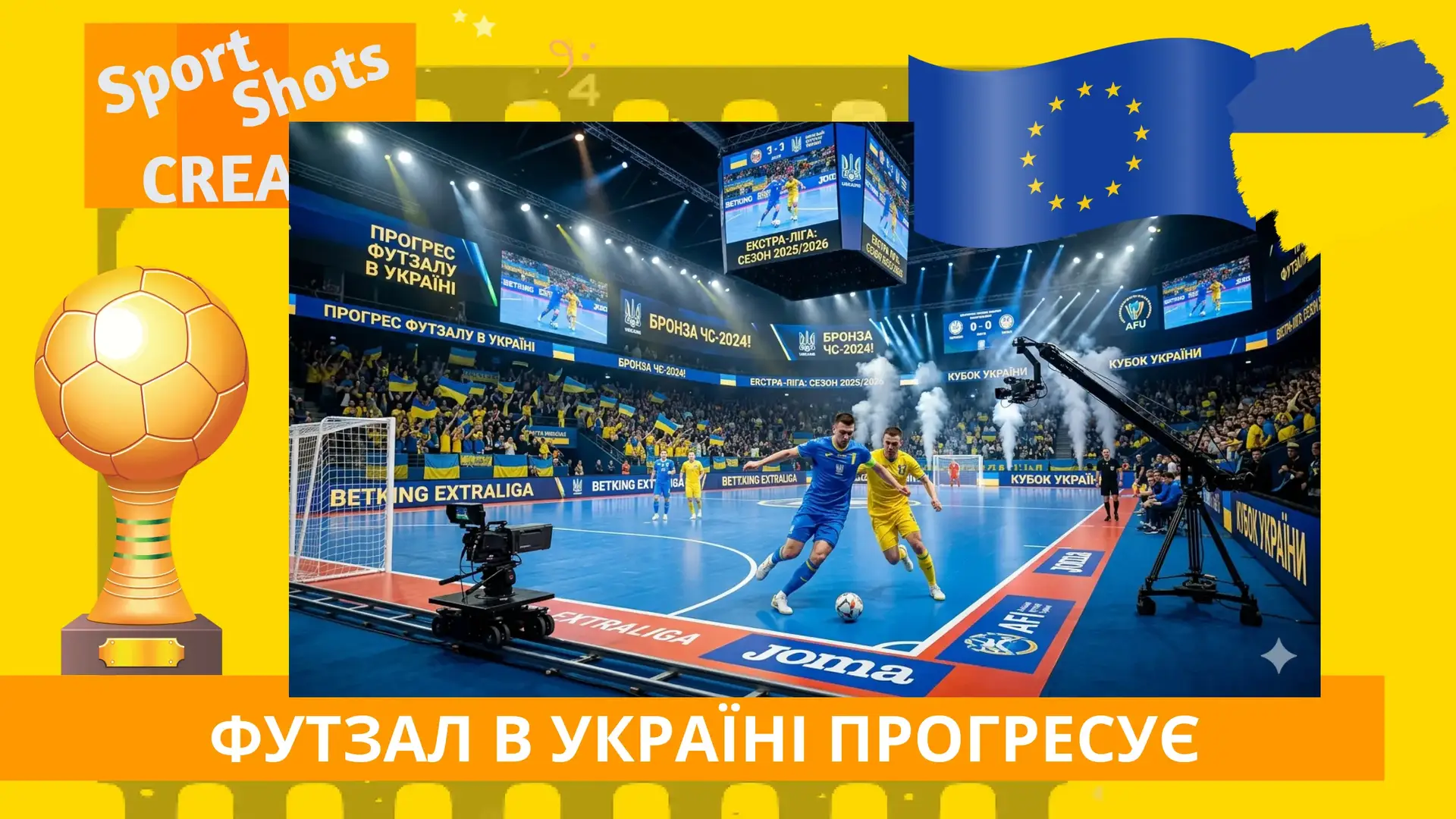 Золота ера українського футзалу: від світового тріумфу до створення національного шоу
