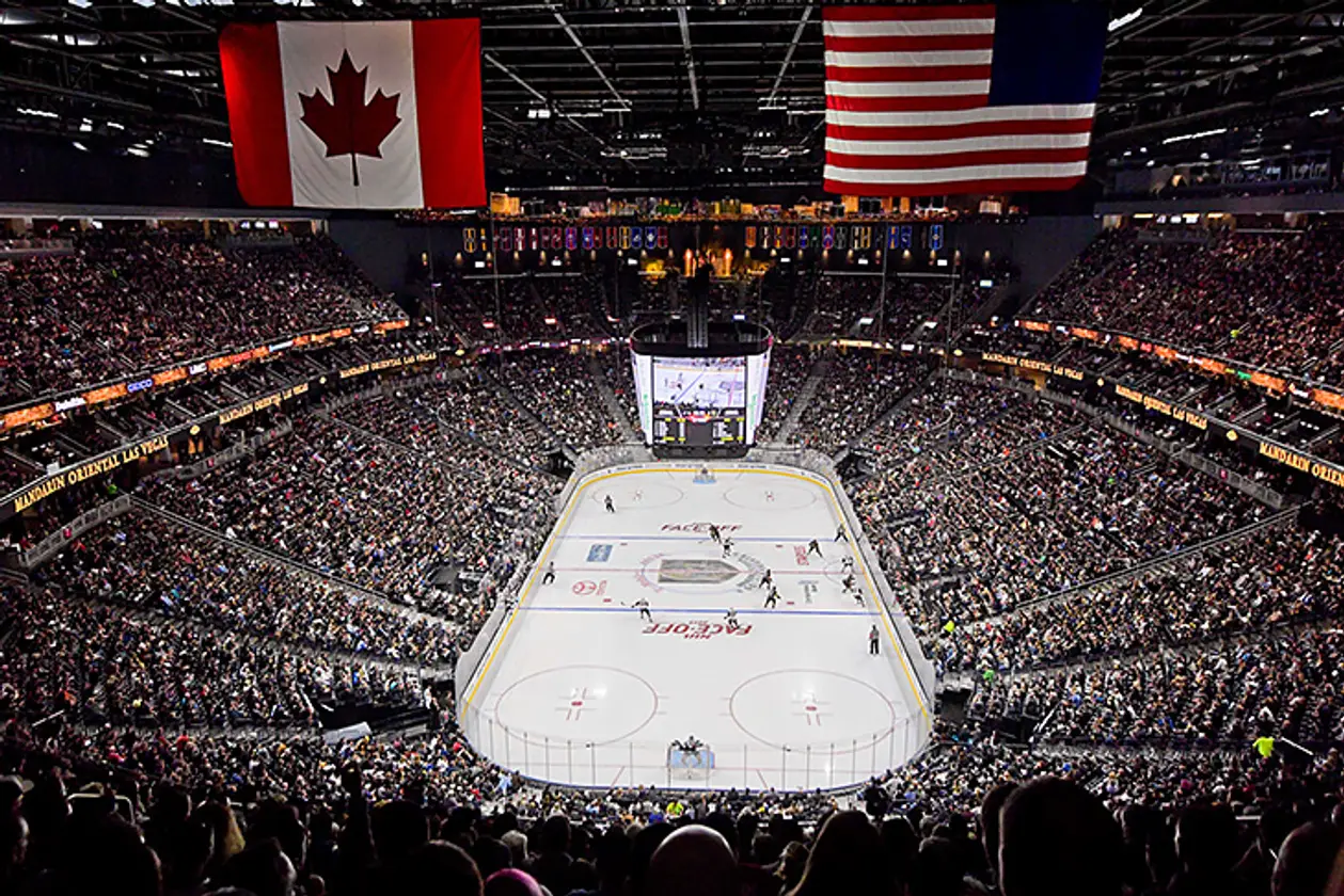 Первый матч НХЛ в Лас-Вегасе. Это было сильно