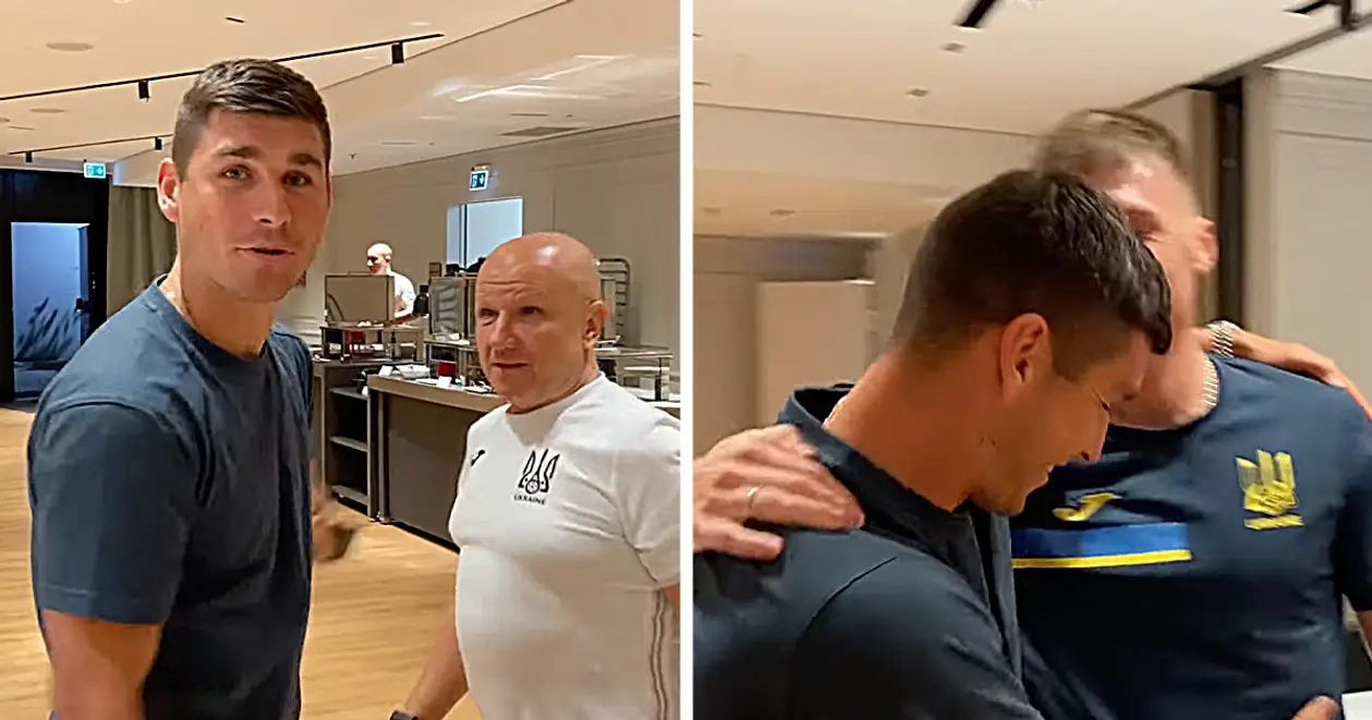 👏 Відео: Маліновський приїхав підтримати збірну України, хоч цього разу він і не отримав виклик у національну команду