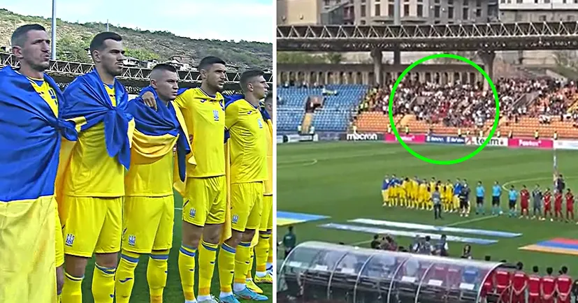 Оплески від більшої частини стадіону: як вірмени відреагували на гімн України