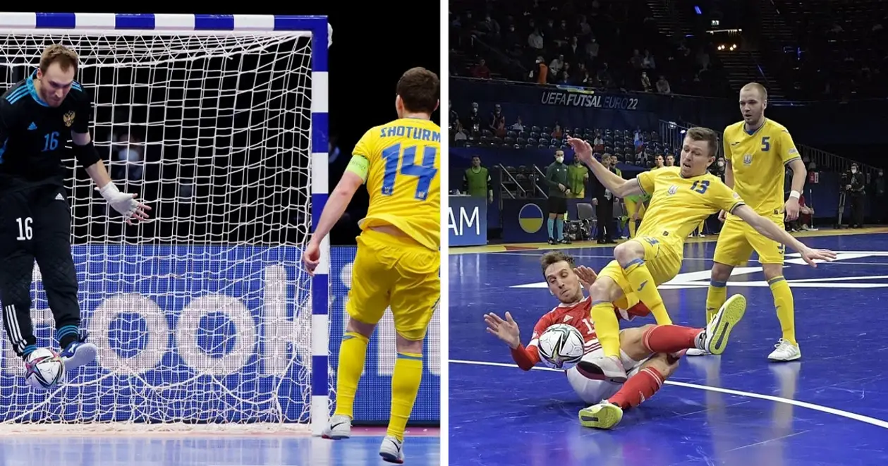 Україна мала чудовий шанс врятувати матч із Росією. Шотурма пробивав пенальті, але влучив прямо в голкіпера