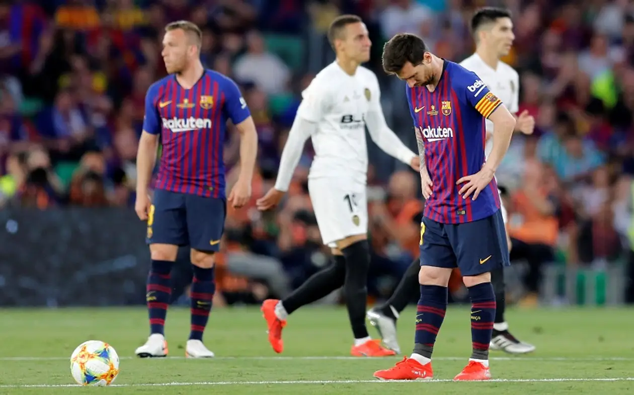 «Барселона» неожиданно проиграла финал Кубка. «Валенсия» ликует