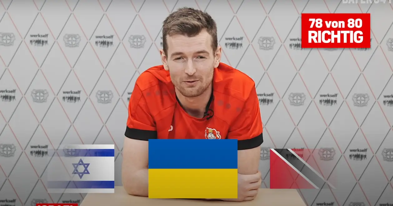 Вратарь «Байера» Лукаш Градецки знает почти все флаги мира