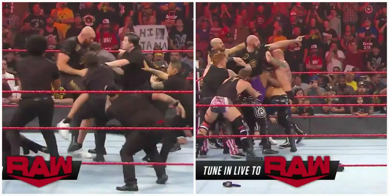 Фьюри зажег в WWE: его держало 20 человек, пытался бить ногами и был очень свирепым
