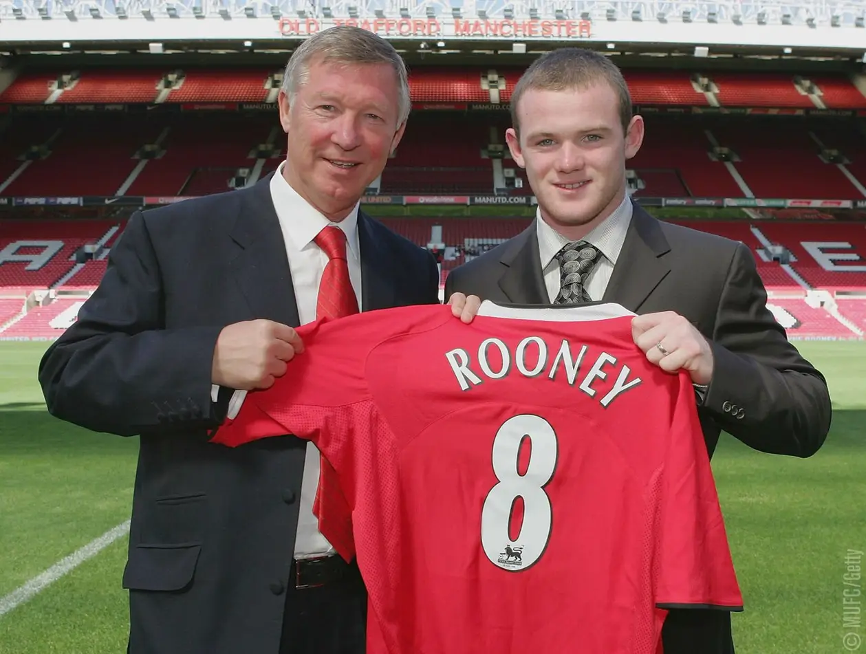 13 лет назад Руни стал игроком «Манчестер Юнайтед»