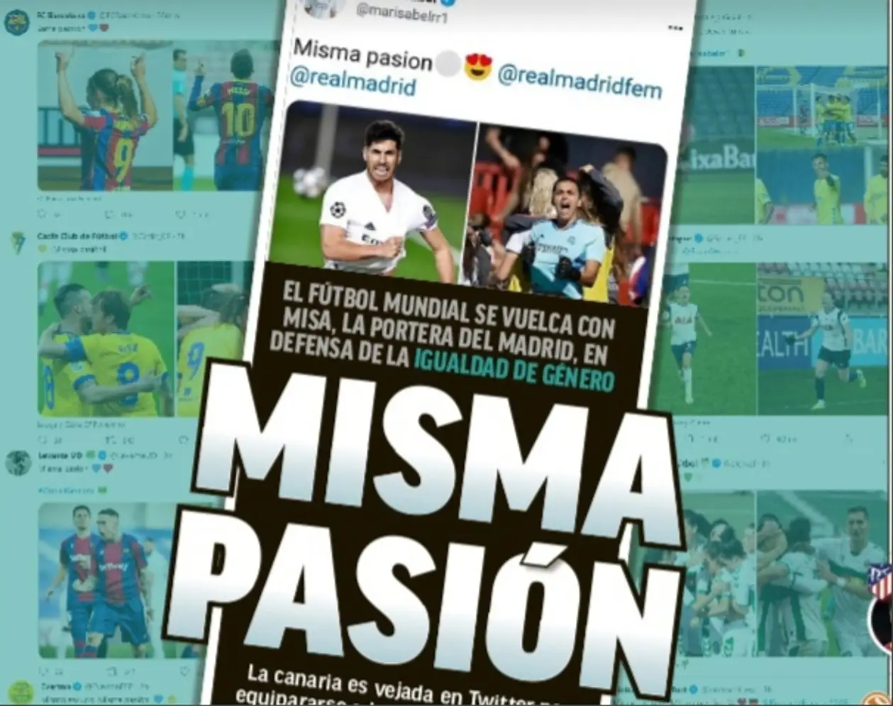Вратаря женского «Реала» засмеяли после твита. Девушку поддержал Асенсио – и запустил флэшмоб, в котором поучаствовала даже «Барселона»