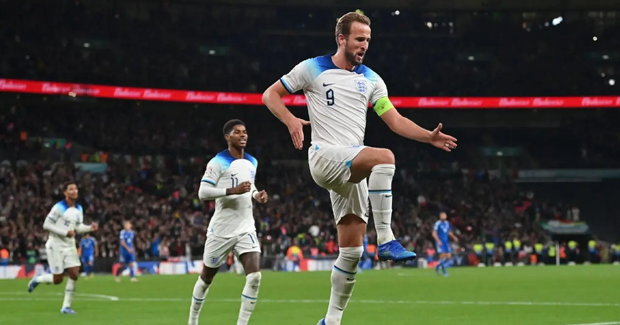 Потужний камбек Англії проти Італії: дубль Кейна та гол Решфорда