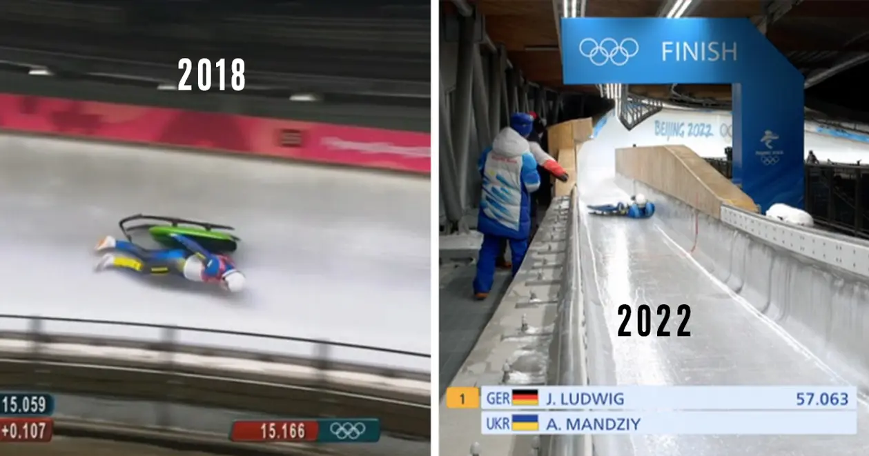 Мандзий выпал из санок во время заезда на Олимпиаде-2022. Так же, как и 4 года назад