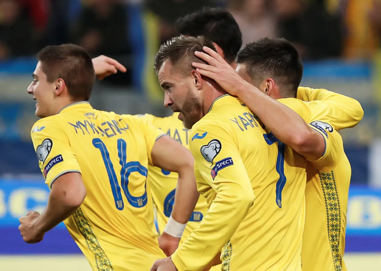 Збірна України – в топ-10 претендентів на перемогу на Євро-2020 за оцінкою букмекерів