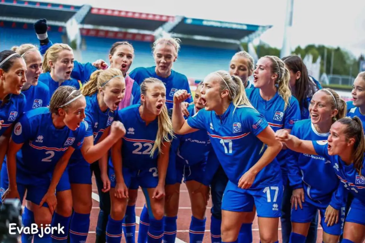 Какие бывают футболистки в Исландии