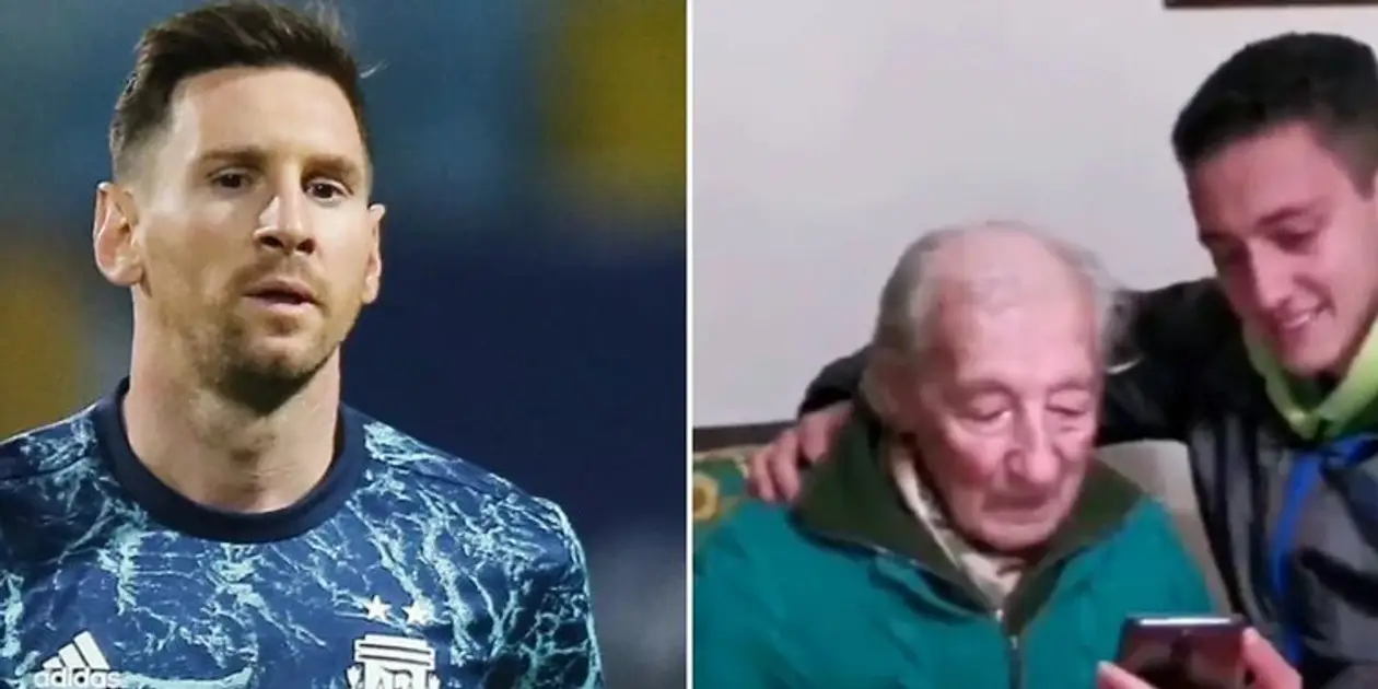 100-летний дедушка фиксирует все голы Месси в блокноте – Лео узнал и записал видео с благодарностями