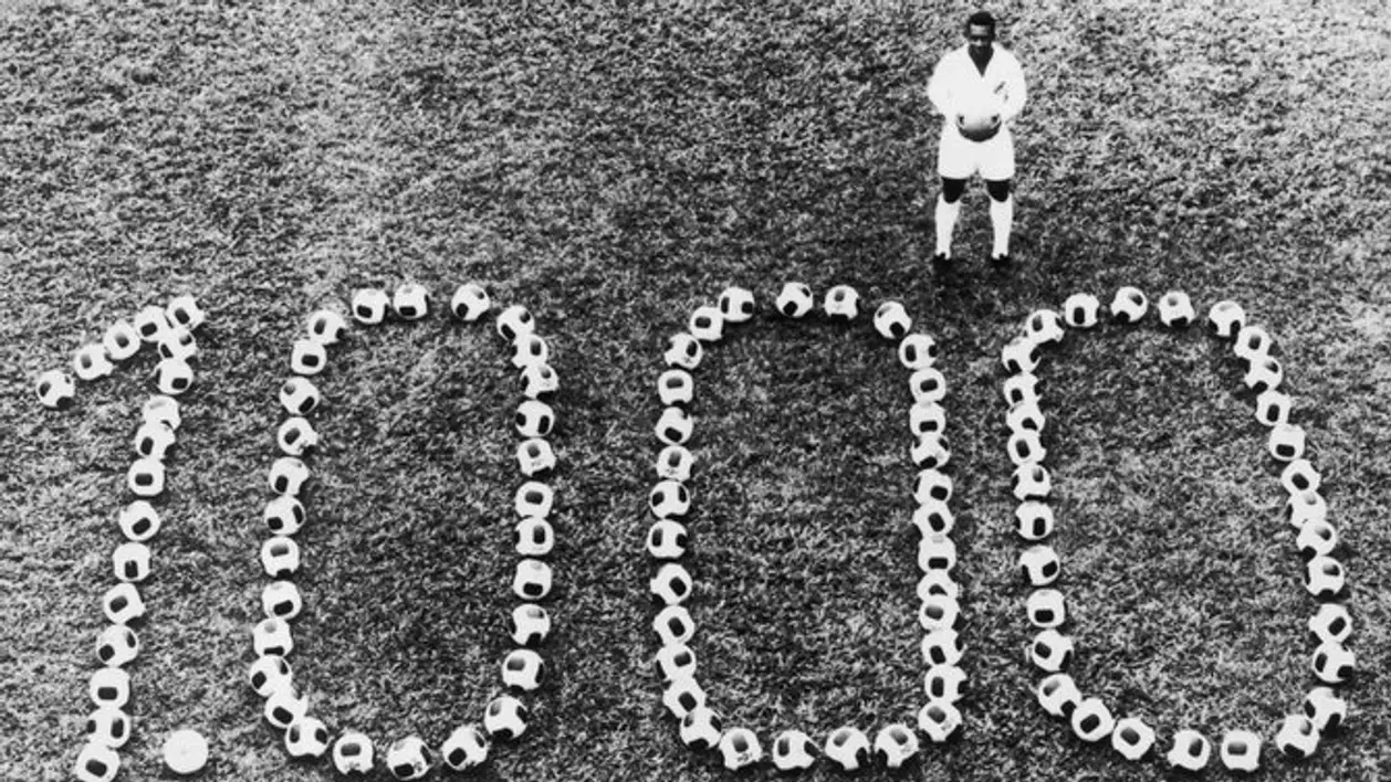 54 роки тому Пеле забив свій 1000-й гол
