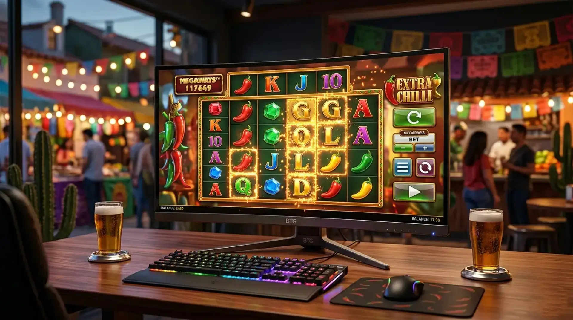 Огляд слота Extra Chilli від Big Time Gaming як грати, де знайти гру Extra Chilli