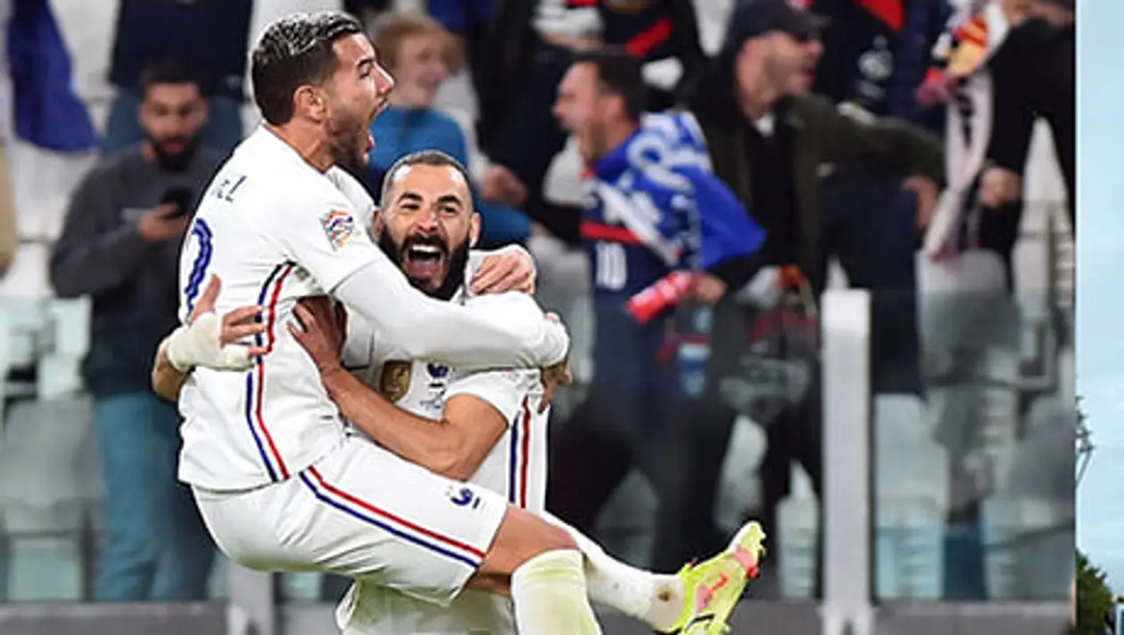 Франция – в финале Лиги наций: перевернули 0:2 с Бельгией, на 90-й победу оформил Тео Эрнандес (вышел в старте с братом)