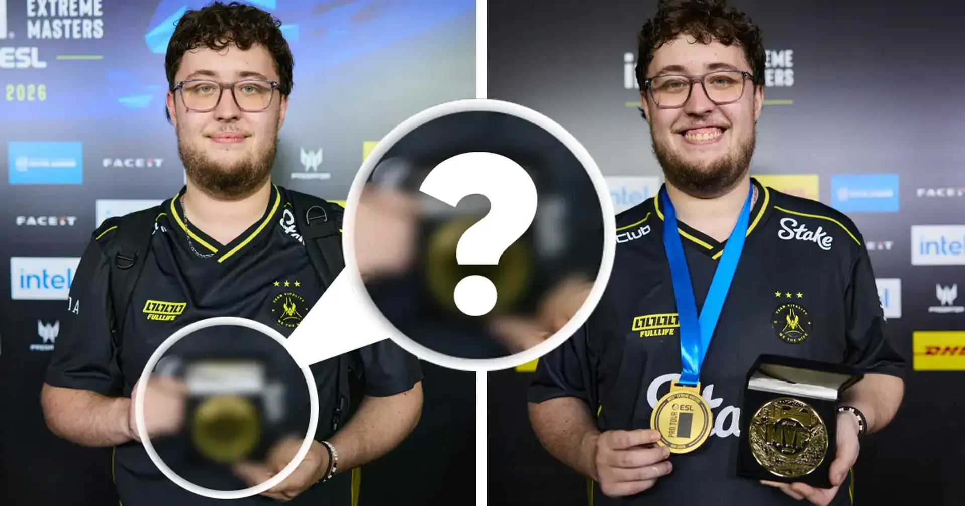 🧐 ZywOo отримав дві медалі від HLTV під час IEM Rio 2026: першу – після матчу проти NAVI