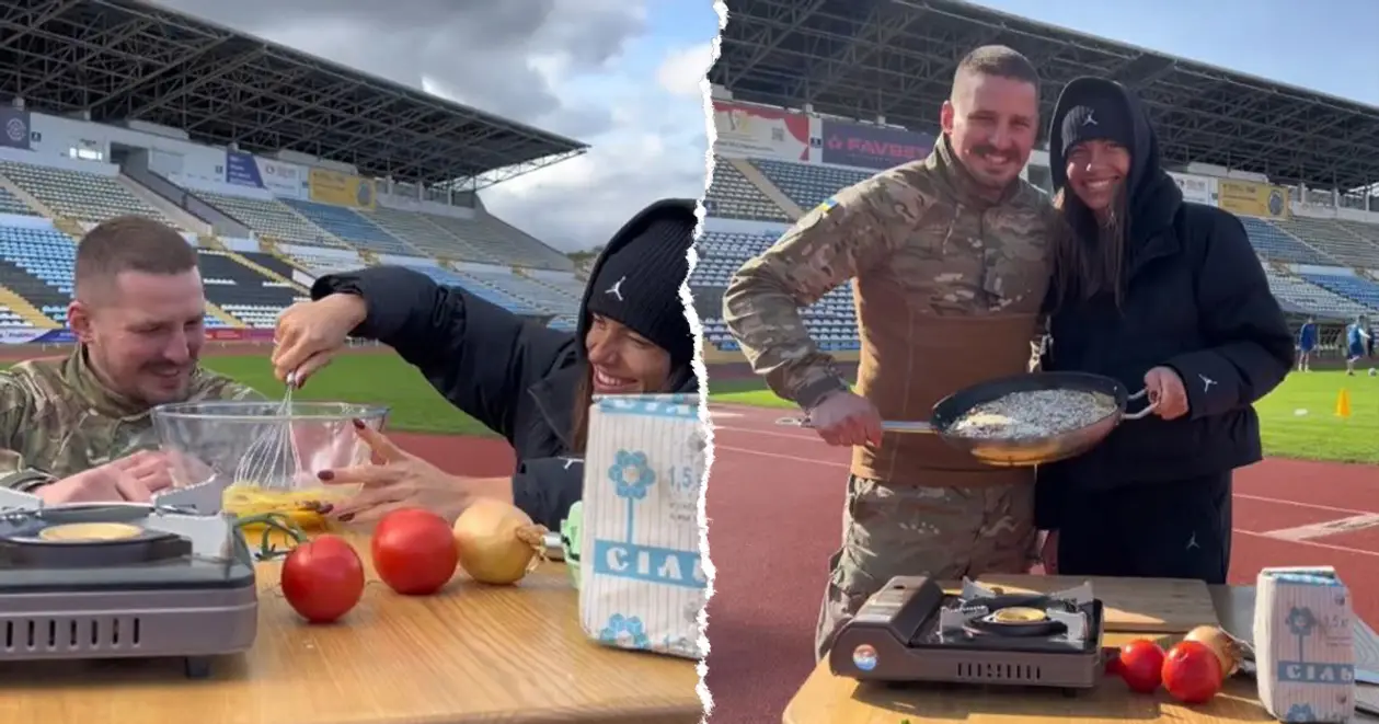 Бех-Романчук разом з українським військовим приготували чемпіонський сніданок