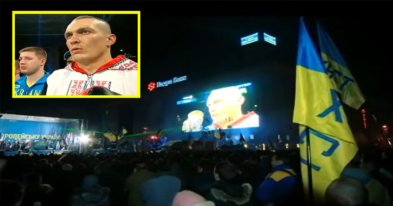 Потужне відео. Як сотні тисяч українців під час Майдану вболівали за Усика