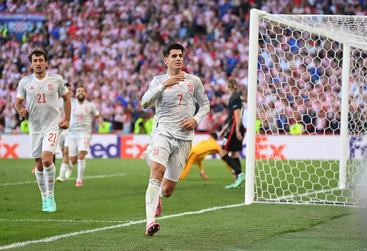 Хорватия и Испания выдали самый результативный матч Евро за 60 лет. И второй в истории
