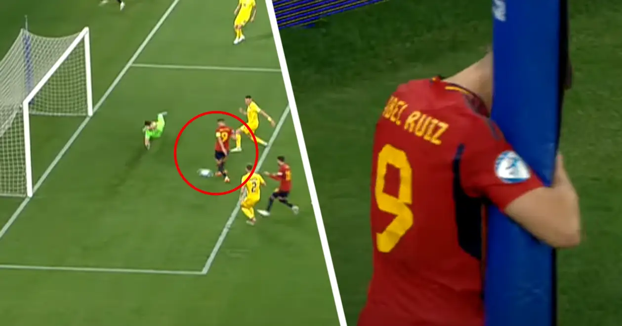 🤯 Як тут можна було не забити? Епічний промах капітана Іспанії U-21 у матчі проти Румунії