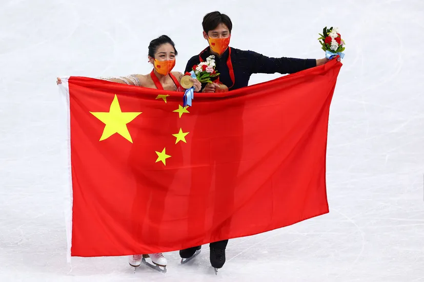 Цифра дня. Китайська пара Суй та Хань взяла золото у фігурці зі світовим рекордом