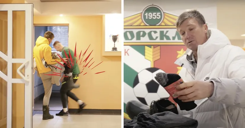 Син Максимова просив тата знятися для каналу  «Трендець»: весела зустріч із тренером «Ворскли»