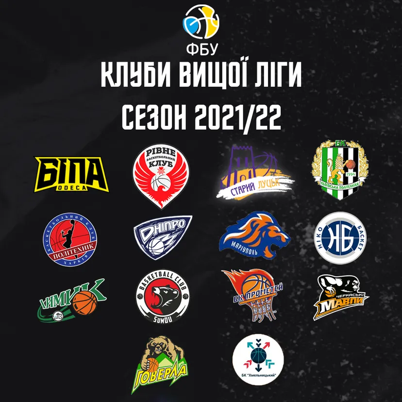 Визначився склад учасників чоловічої Вищої ліги в сезоні 2021/22