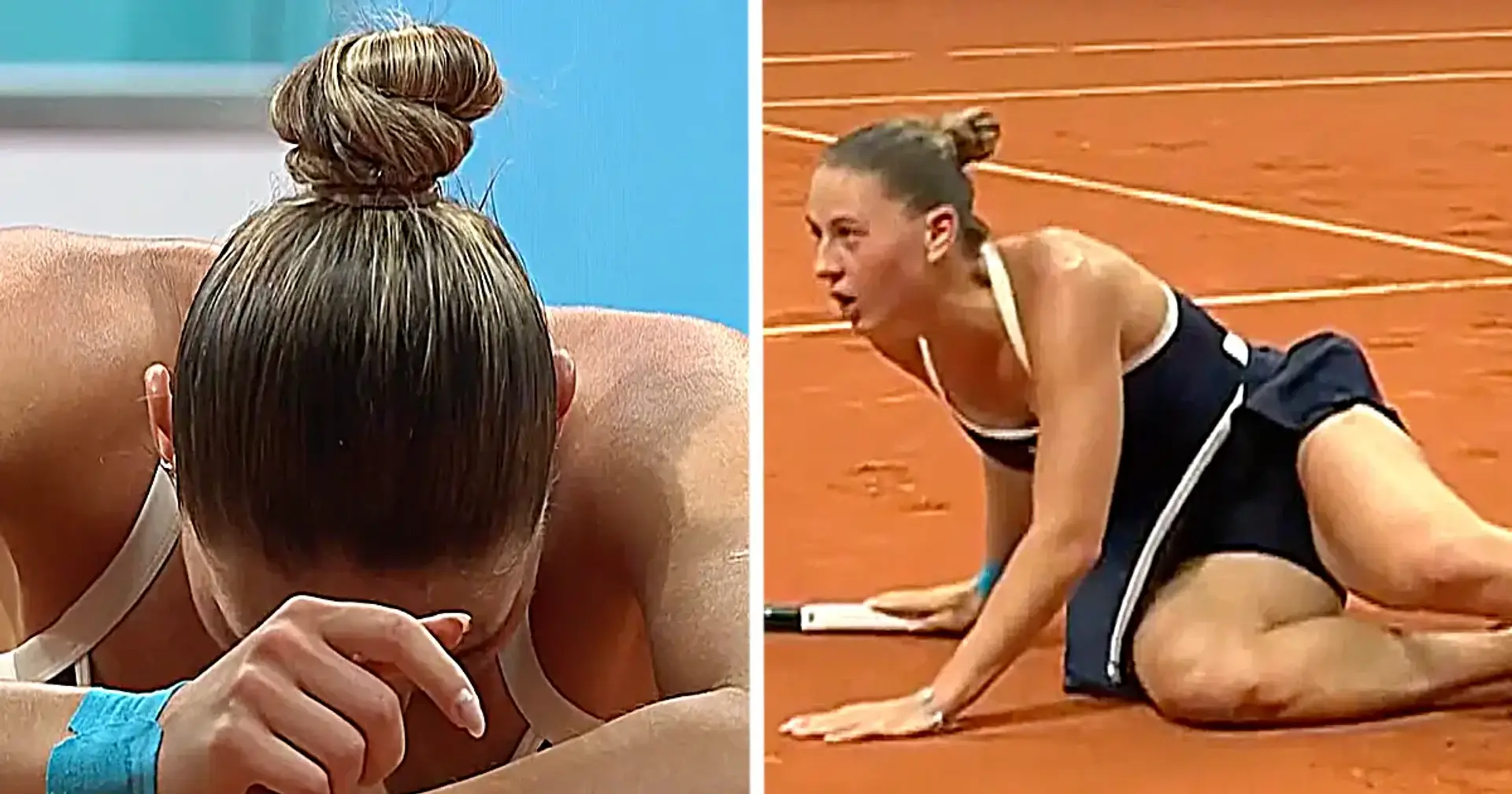 Костюк жорстко впала під час матчу на турнірі WTA в Мадриді, але все одно розібрала «нейтральну» Потапову 💪