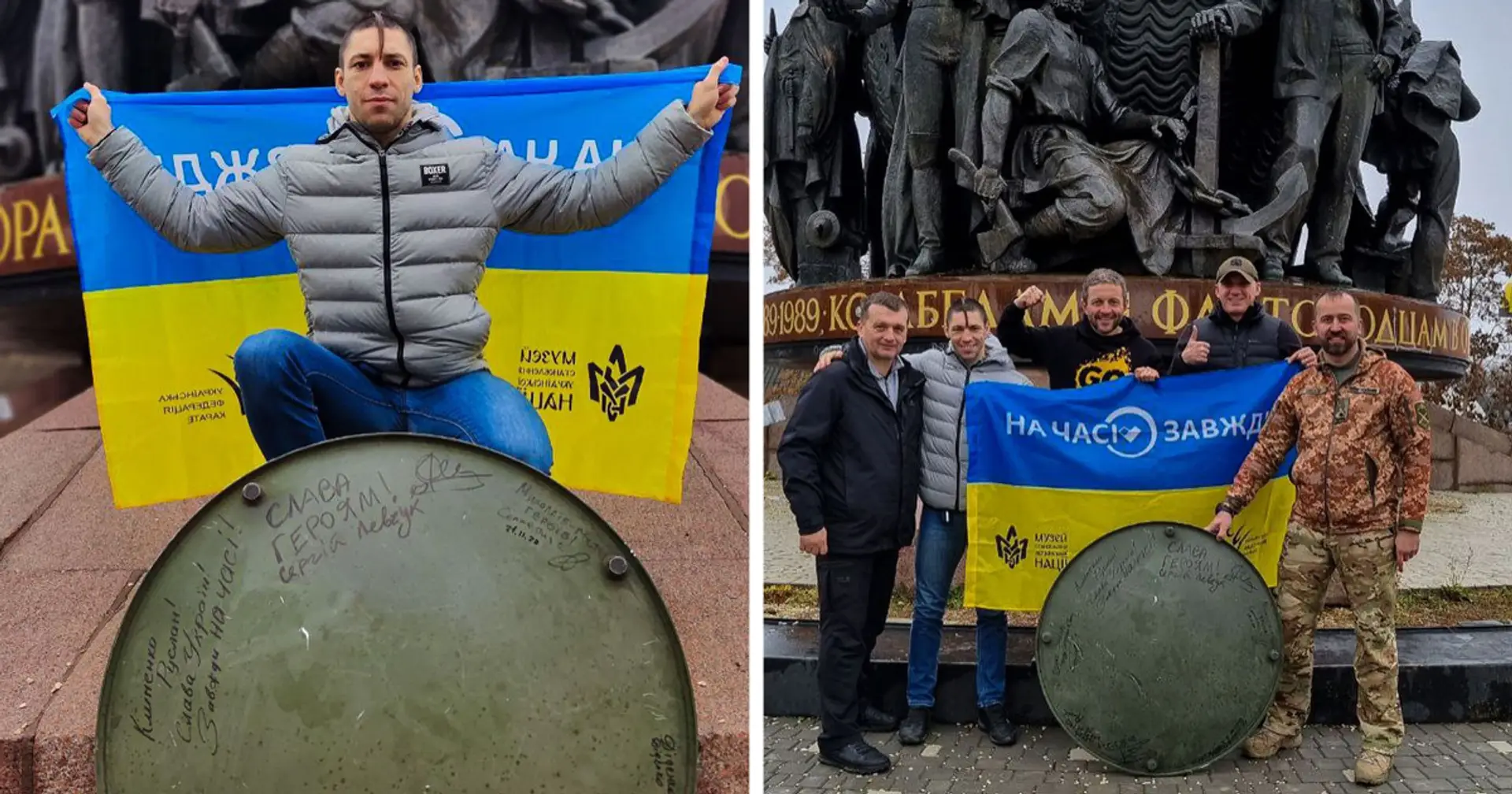Ого! Станіслав Горуна показав кришку від пускової установки, що потопила крейсер «Москва»