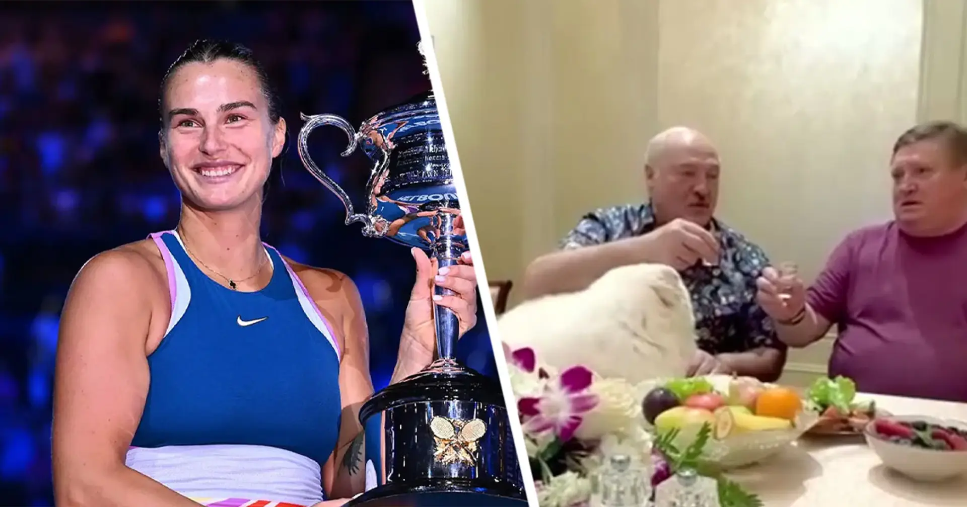 Australian Open перетворився на вакханалію: Лукашенко пив горілку за Соболенко, на трибунах – російські прапори