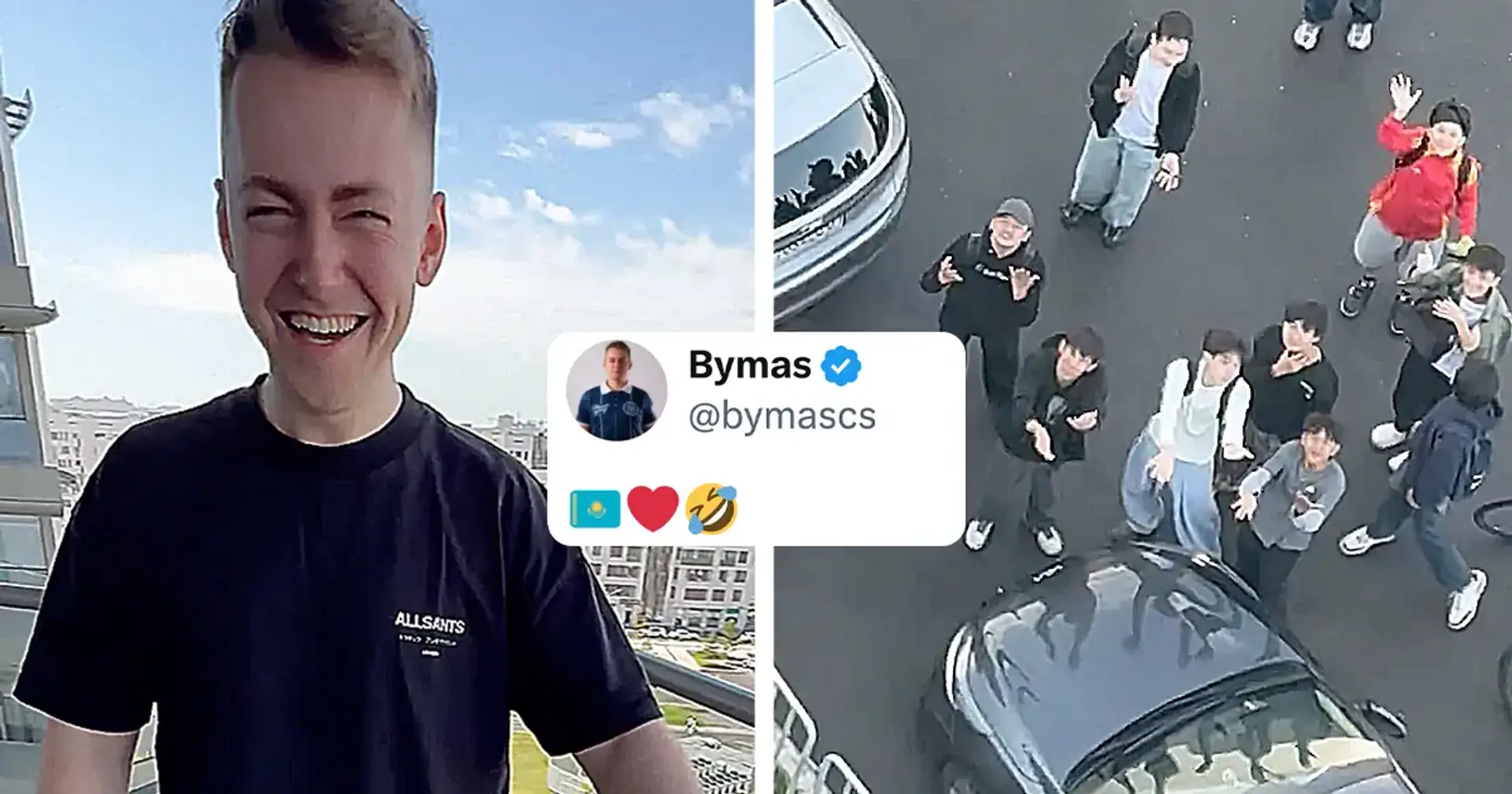 🤣 Monte розважають фанатів у Казахстані: підбили відтворити відомий мем