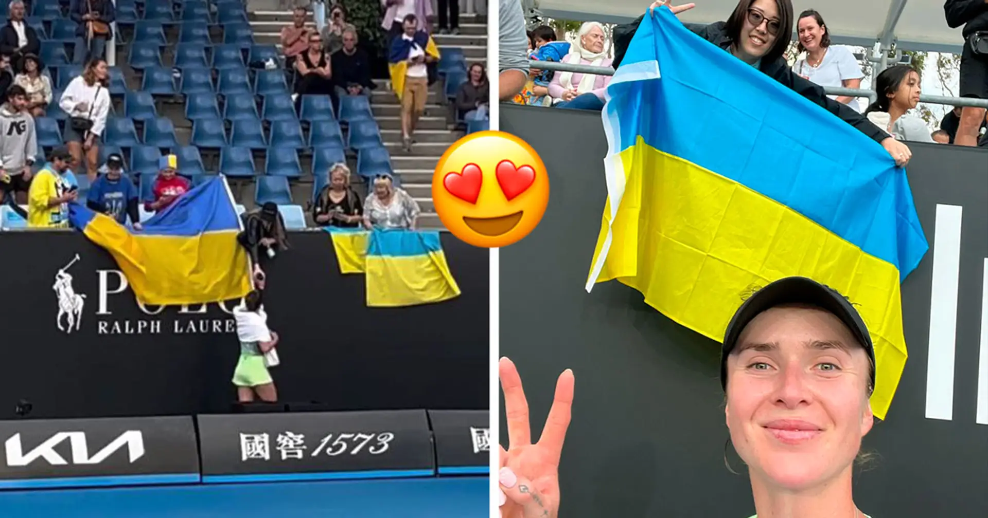 💛💙 Світоліна приділила увагу українським вболівальникам після перемоги у другому колі Australian Open
