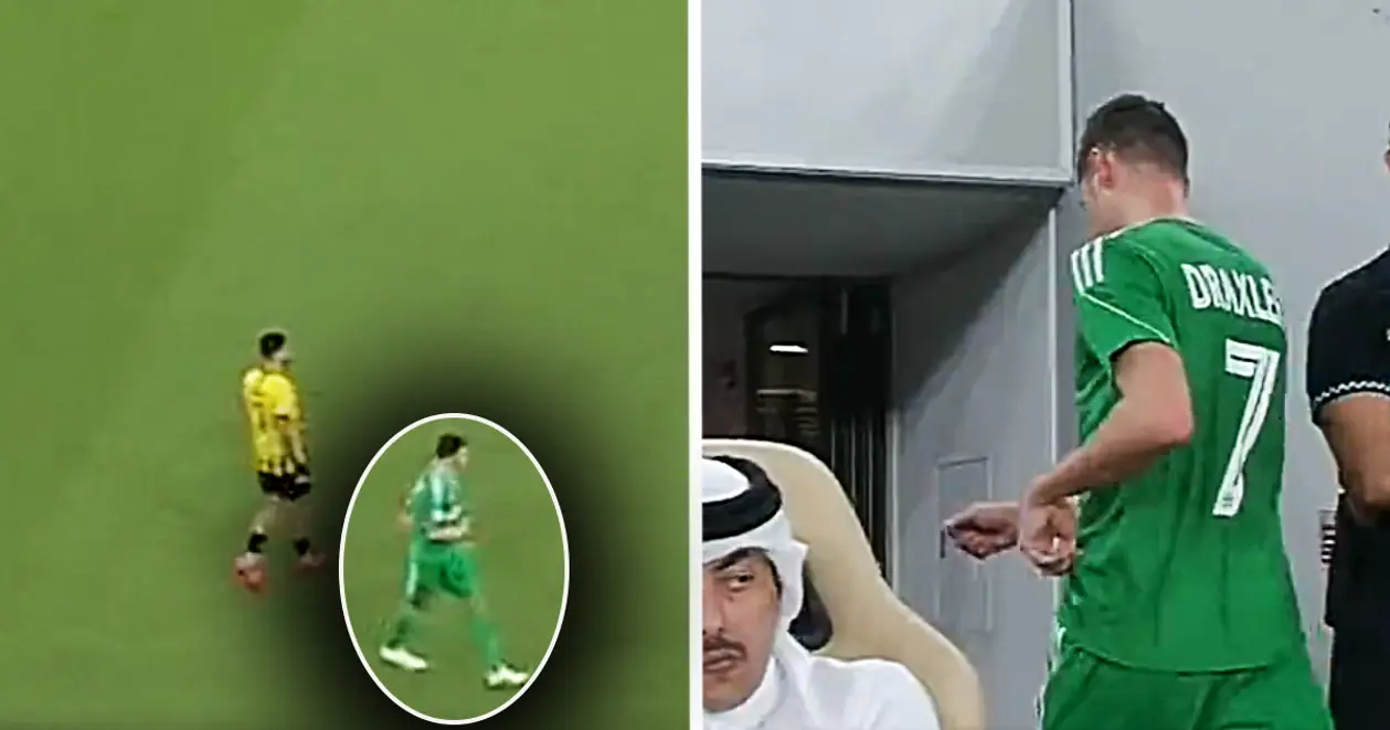 Покинув поле до фінального свистка: Дракслер здивував усіх своєю поведінкою у матчі проти «ФК Катар»
