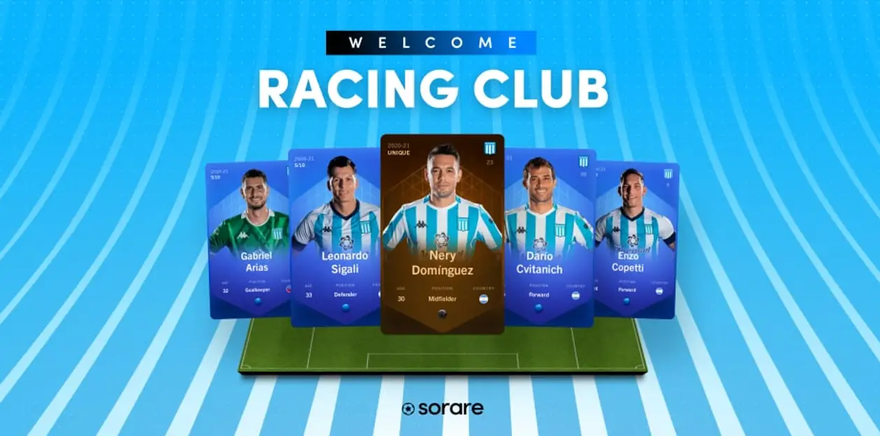 Racing - новый футбольный клуб в Sorare