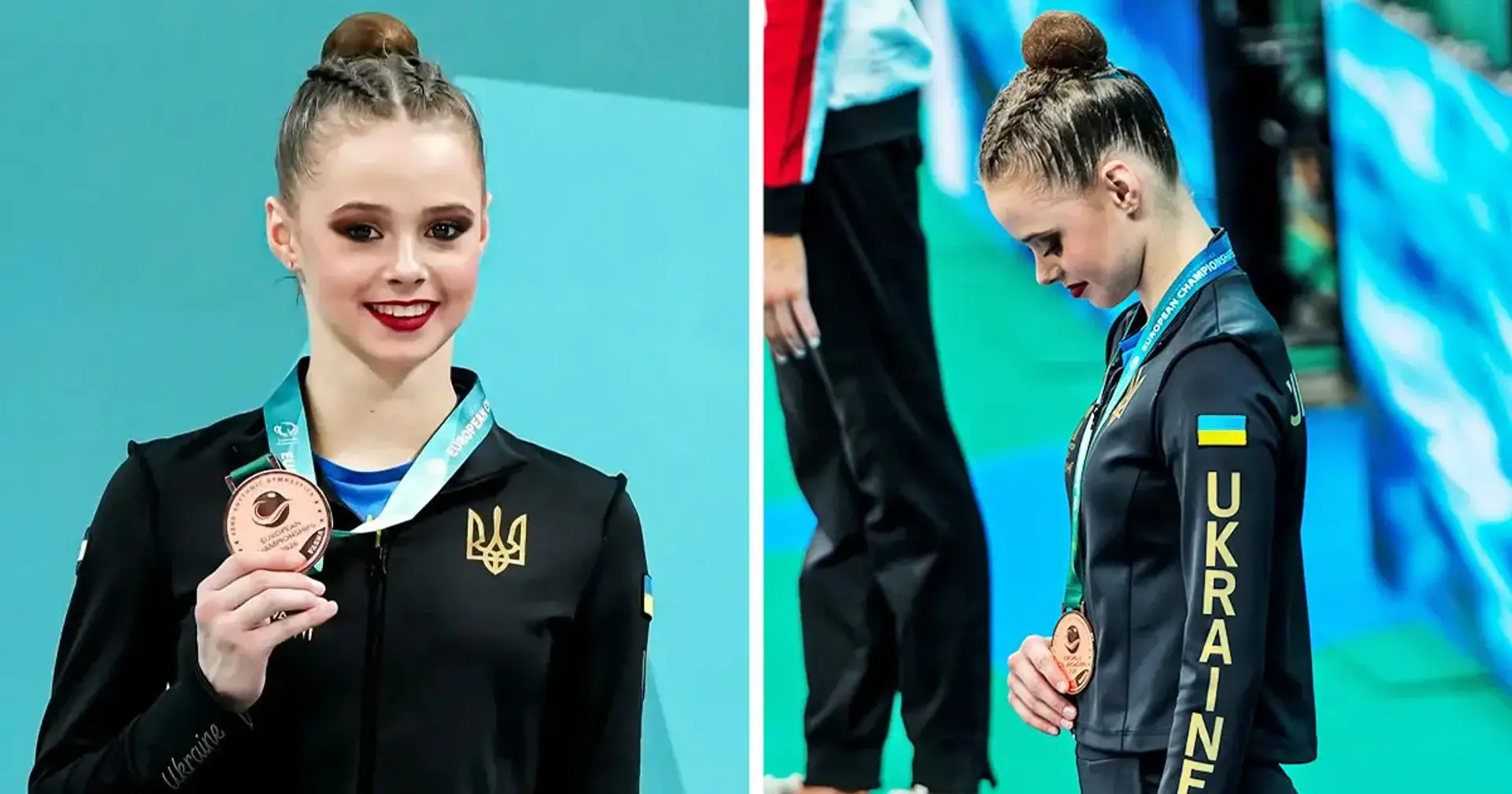 😍 Яскраві кадри з нагородження Онофрійчук бронзою багатоборства ЧЄ