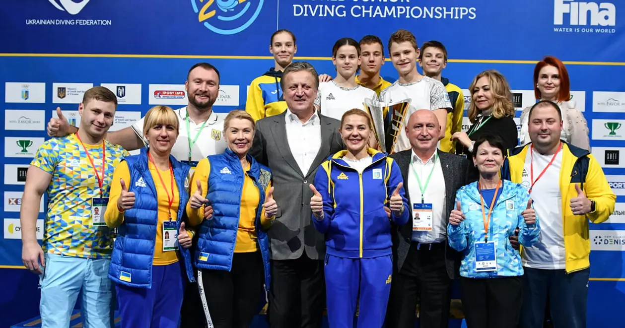 🥇🥈🥉 Дев’ять нагород та перше місце у медальному заліку. Українські юніори домінували на ЧС зі стрибків у воду