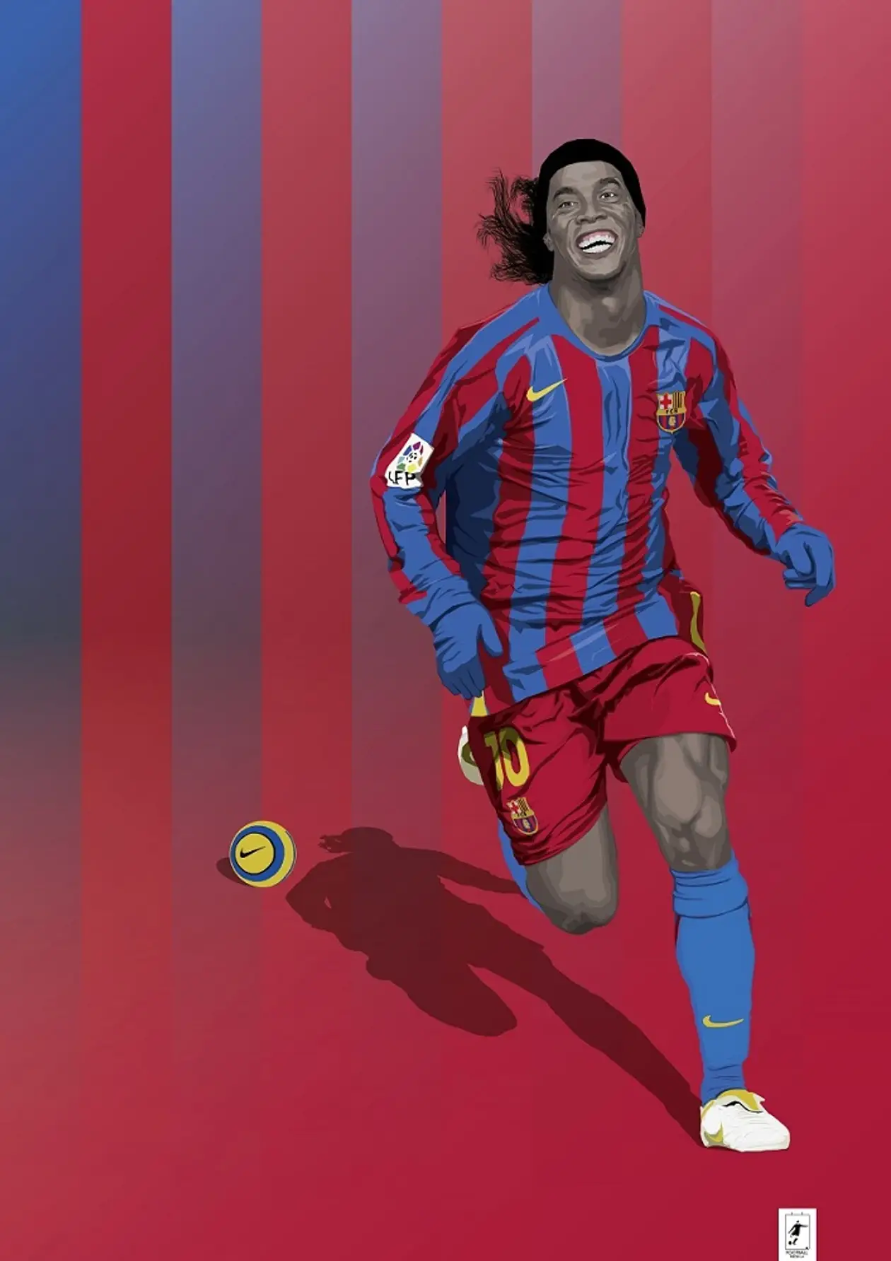 Постер «Ronaldinho | Barcelona»