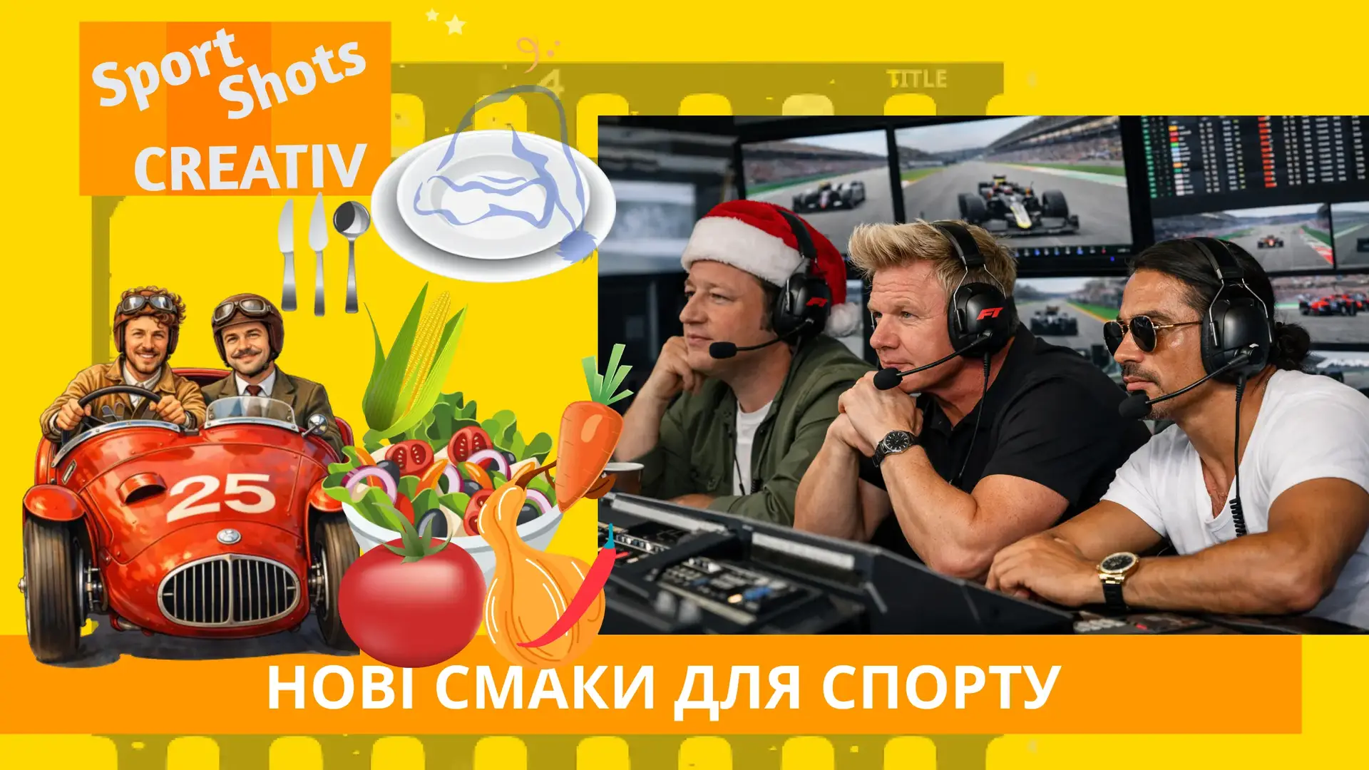 Коли шефи виходять на старт: Чому шеф-кухарі стають новими амбасадорами спорту
