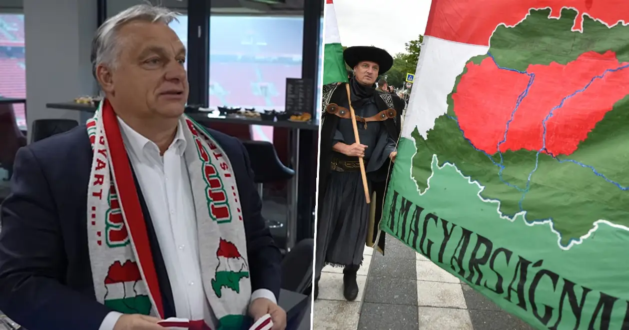 Австрія затролила Орбана за його скандальний шарф з контурами «Великої Угорщини»